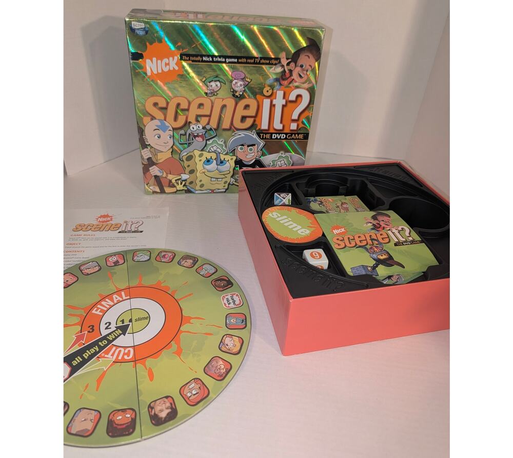 Nick Scene it? The DVD Board Game 100% COMPLETE! EUC Nickelodeon